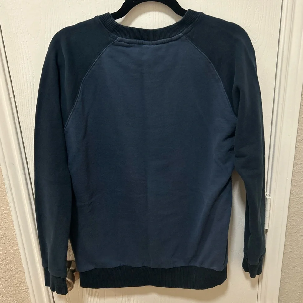 Knowledge Cotton Apparel Navy Blue Crewneck Sweatshirt Men’s Size Medium